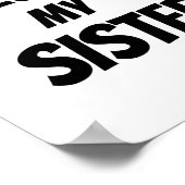 IK HOOP VAN MIJN ZISTER POSTER (Hoek)