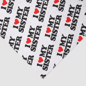 IK HOOP VAN MIJN ZISTER TISSUEPAPIER (Detail)