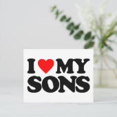 IK HOOP VAN MIJN ZONES BRIEFKAART (Staand voorkant)