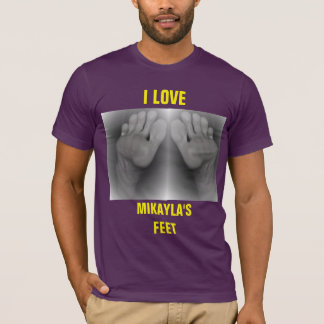 IK HOOP VAN MIKAYLA'S FEET T-SHIRT