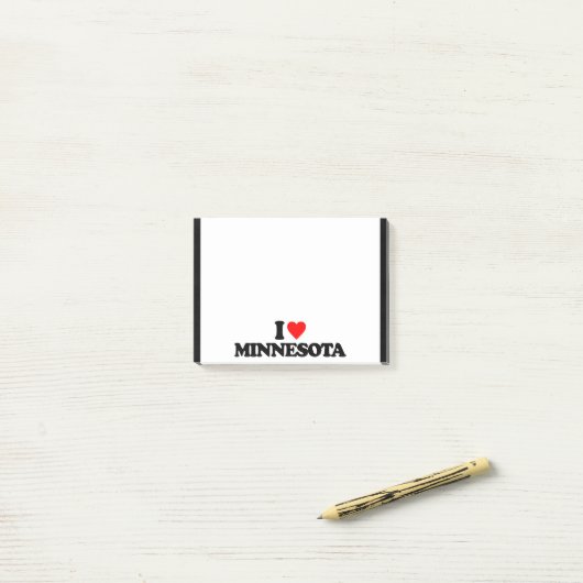 IK HOOP VAN MINNESOTA POST-IT® NOTES (Op bureau)