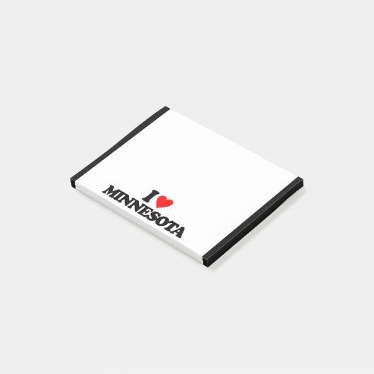 IK HOOP VAN MINNESOTA POST-IT® NOTES (Schuin)