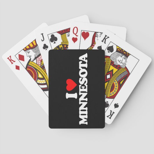 IK HOOP VAN MINNESOTA SPEELKAARTEN (Achterkant)