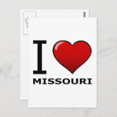 IK HOOP VAN MISSOURI BRIEFKAART (Voorkant / Achterkant)