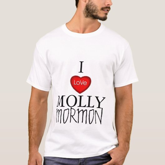 IK HOOP VAN MOLLY MORMON T-SHIRT (Voorkant)