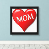 IK HOOP VAN MOM CANVAS AFDRUK (Insitu (Houten vloer))