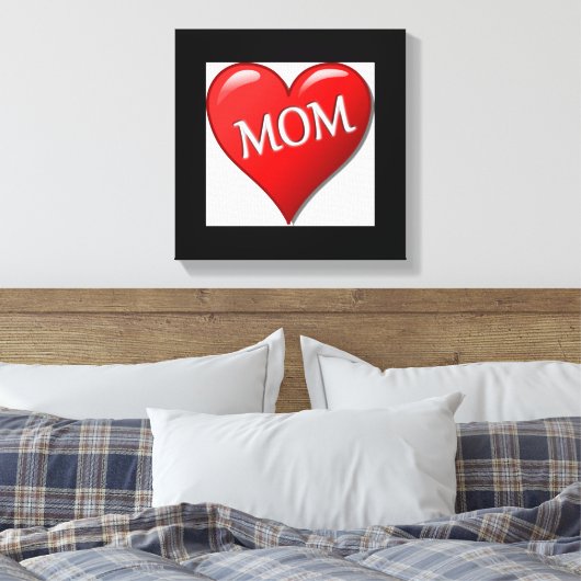 IK HOOP VAN MOM CANVAS AFDRUK (Insitu (Slaapkamer))