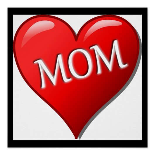 IK HOOP VAN MOM PERFECT POSTER (Voorkant)