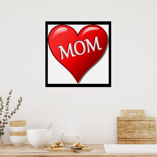 IK HOOP VAN MOM POSTER (Keuken)