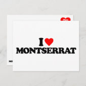 IK HOOP VAN MONTSERRAT BRIEFKAART (Voorkant / Achterkant)