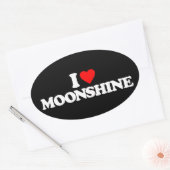 IK HOOP VAN MOONSHINE OVALE STICKER (Envelop)