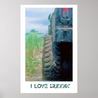 IK HOOP VAN MUDDIN' POSTER