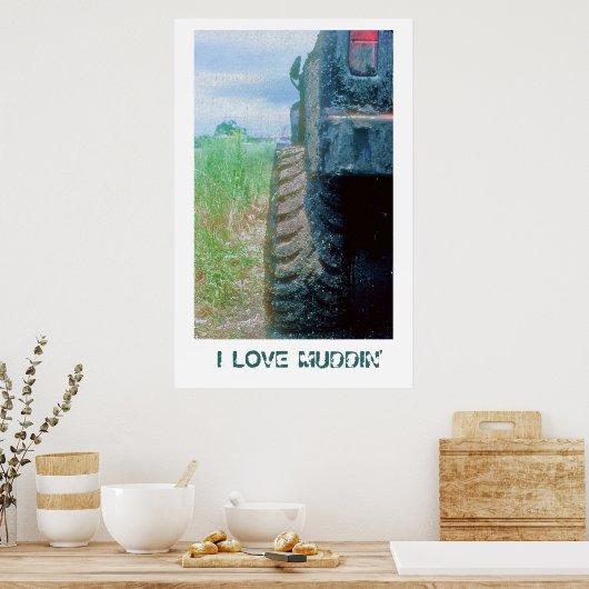 IK HOOP VAN MUDDIN' POSTER (Keuken)