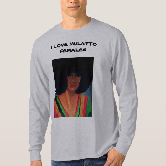 IK HOOP VAN MULATTO-VROUWEN T-SHIRT (Voorkant)