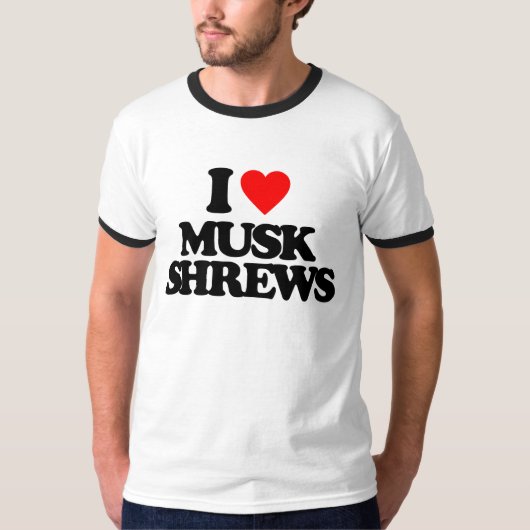 IK HOOP VAN MUSK SHREWS T-SHIRT (Voorkant)