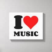 IK HOOP VAN MUZIEK CANVAS AFDRUK (Voorkant)