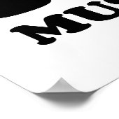 IK HOOP VAN MUZIEK POSTER (Hoek)