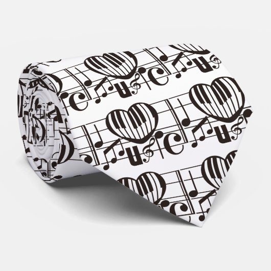 IK HOOP VAN MUZIEK STROPDAS (Opgerold)