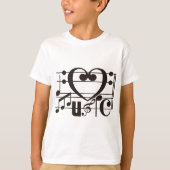 IK HOOP VAN MUZIEK T-SHIRT (Voorkant)