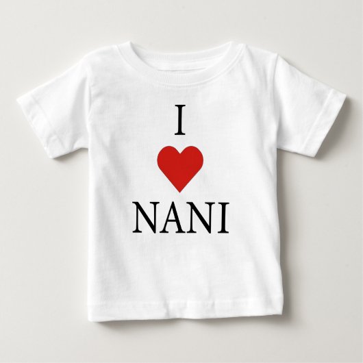 IK HOOP VAN NANI Baby T-Shirt  (Voorkant)