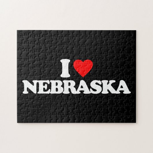 IK HOOP VAN NEBRASKA LEGPUZZEL (Horizontaal)