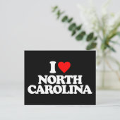 IK HOOP VAN NOORD CAROLINA BRIEFKAART (Staand voorkant)