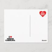 IK HOOP VAN NOORD CAROLINA BRIEFKAART (Achterkant)