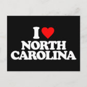 IK HOOP VAN NOORD CAROLINA BRIEFKAART (Voorkant)