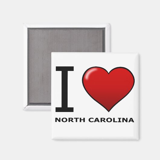 IK HOOP VAN NOORD CAROLINA MAGNEET (Voorkant / Achterkant)