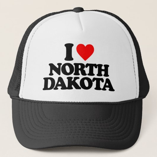 IK HOOP VAN NOORD-DAKOTA TRUCKER PET (Voorkant)