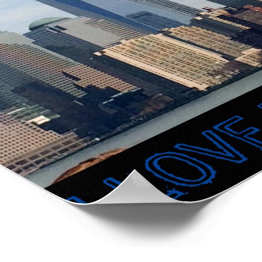 IK HOOP VAN NY Poster (Hoek)