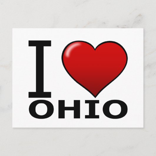 IK HOOP VAN OHIO BRIEFKAART (Voorkant)