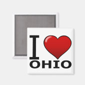 IK HOOP VAN OHIO MAGNEET (Voorkant / Achterkant)