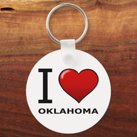 IK HOOP VAN OKLAHOMA SLEUTELHANGER (Voorkant)