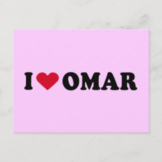 IK HOOP VAN OMAR BRIEFKAART