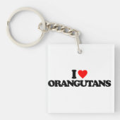 IK HOOP VAN ORANGUTANEN SLEUTELHANGER (Voorkant)