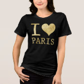 IK HOOP VAN PARIS FAUX GLITTER T-SHIRTS (Voorkant)