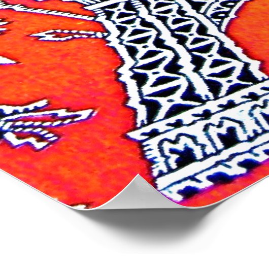 IK HOOP VAN PARIS-Poster Poster (Hoek)