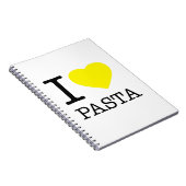 IK HOOP VAN PASTA NOTITIEBOEK (Rechterzijde)