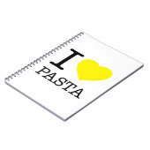 IK HOOP VAN PASTA NOTITIEBOEK (Linkerzijde)