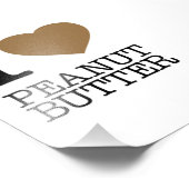IK HOOP VAN PEANUT BUTTER FOTO AFDRUK (Hoek)