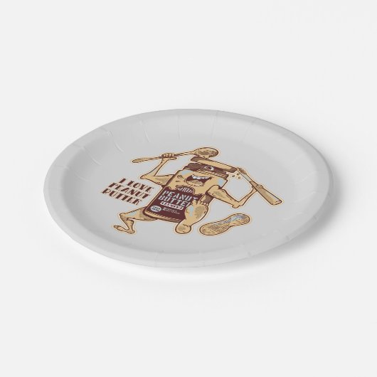 IK HOOP VAN PEANUT BUTTER PAPIEREN BORDJE (Gekanteld)