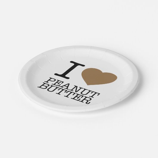 IK HOOP VAN PEANUT BUTTER PAPIEREN BORDJE (Gekanteld)