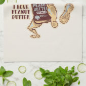 IK HOOP VAN PEANUT BUTTER THEEDOEK (Gevouwen)