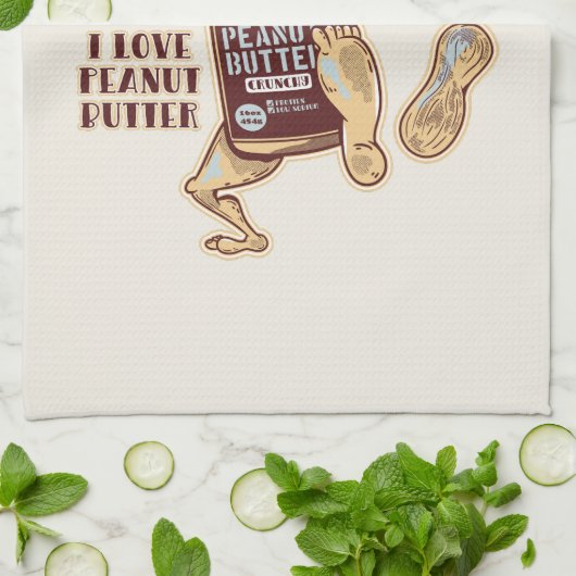 IK HOOP VAN PEANUT BUTTER THEEDOEK (Gevouwen)