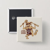 IK HOOP VAN PEANUT BUTTER VIERKANTE BUTTON 5,1 CM (Voorkant /achterkant)