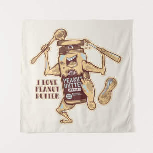 IK HOOP VAN PEANUT BUTTER WANDKLEED