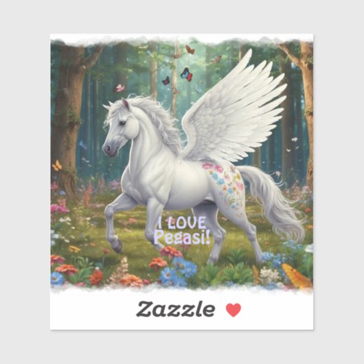 IK HOOP VAN PEGASI Beauful Pegasus Stickers (Vel)