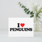 IK HOOP VAN PENGUINES BRIEFKAART (Staand voorkant)