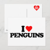 IK HOOP VAN PENGUINES BRIEFKAART (Voorkant / Achterkant)